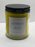 Citrus Basil Soy Wax Candle